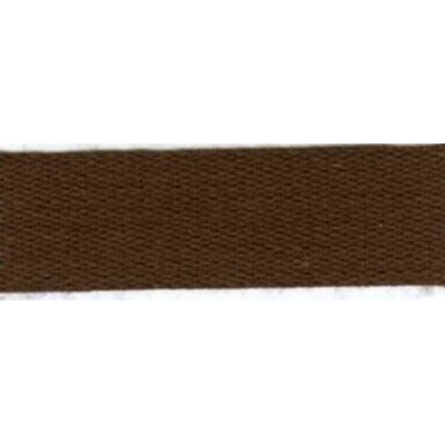 20 mm cotton ribbon - brown