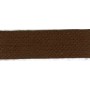 20 mm cotton ribbon - brown