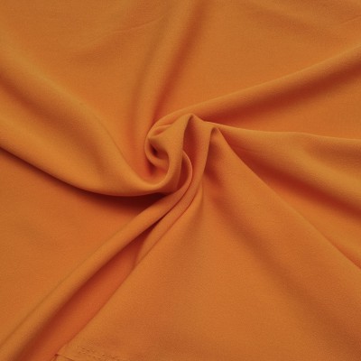 Extra soft crepe fabric - orange
