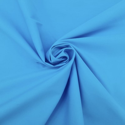 Turquoise cotton fabric oeko-tex