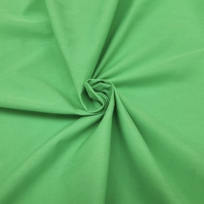 Green cotton fabric oeko-tex