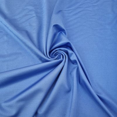 Tissu lycra brillant - bleu