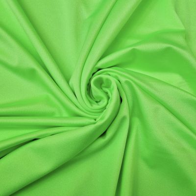 Tissu lycra brillant - vert fluo