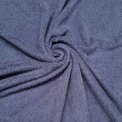 tejido felpa algodon azul marino