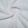 Tissu éponge coton blanche