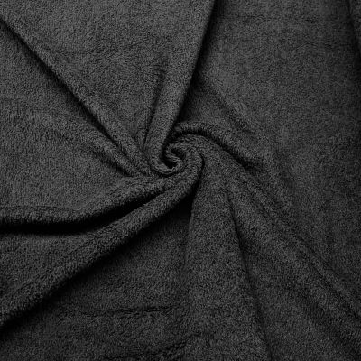 tejido felpa algodón - negro
