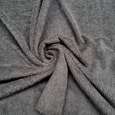Tejido esponja algodón - antrácita