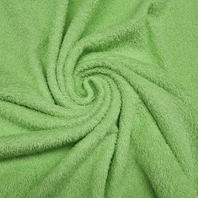 tejido felpa algodón - verde lima