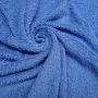 Tejido esponja algodón - azul