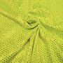 Plumetis lycra fabric - fluorescent yellow