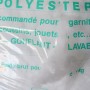 Bolsa 1 kg de fibras de políester para relleno