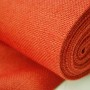 Burlap fabric - red