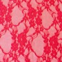 Elastic lace fabric - fuchsia
