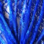 Elastic lace fabric - blue