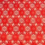 Lace fabric - red