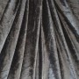 Velvet panne fabric - anthracite