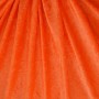 Tissu panne de velours - orange fluo