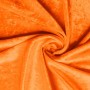 Tejido terciopelo martele - naranja fluor