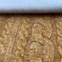 Tissu french Terry torsade - ocre
