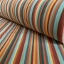 Outdoor fabric 320 cm - orange stripes
