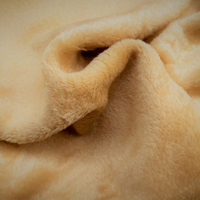Fabric comforter/fleece pilou - camel