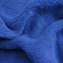 Tissu doudou/polaire pilou - bleu