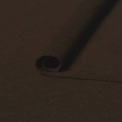 Cotton spandex jersey fabric - chocolate