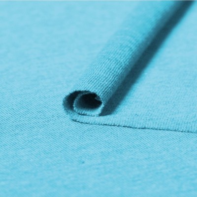 Tissu jersey coton spandex - turquoise