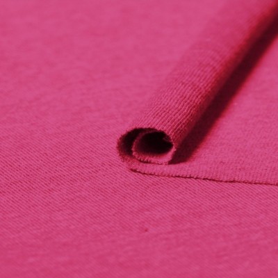 Cotton spandex jersey fabric - fuchsia
