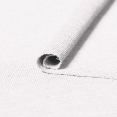 Cotton spandex jersey fabric - white