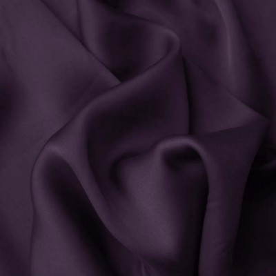 Imitation silk satin fabric - plum