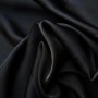 Tejido saten imitación seda - negro