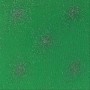 Sequined elastic tulle fabric - green / silver (lycra® mesh)