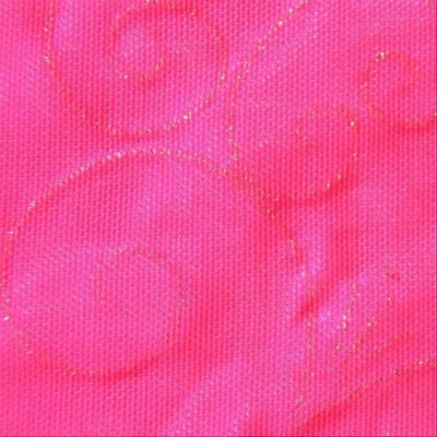 Elastic arabesque tulle fabric - fluorescent pink