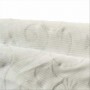 Elastic arabesque tulle fabric - white