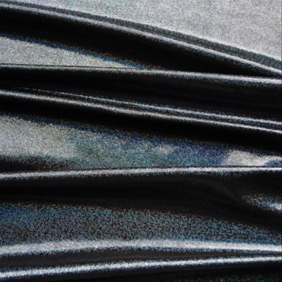Powdered lycra fabric - black