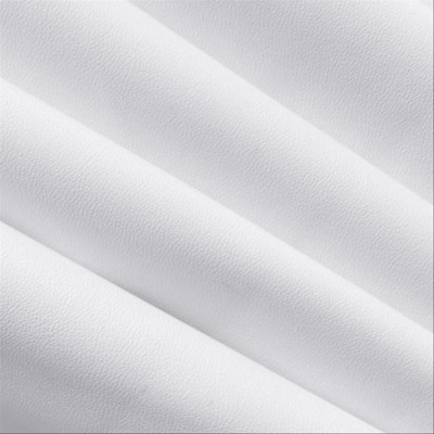 Elastic leatherette fabric - white