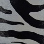 Tejido polipiel - zebra gris