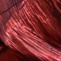 Crumpled lamé fabric - red (laser)