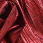 Crumpled lamé fabric - red (laser)