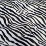 Faux fur fabric - Zebra