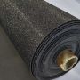 Sequined foam rubber fabric - black