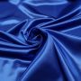Satin fabric - blue