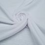 Tissu double gaze de coton - blanc