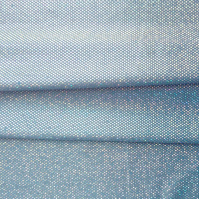 Monostretch hologram fabric - turquoise