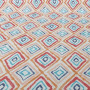 Flat hexagon printed cotton bachette fabric