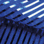 Striped party fabric - blue