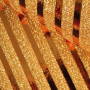 Striped party fabric - orange