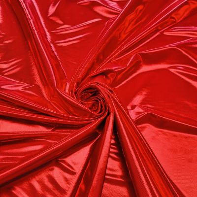 Lamé fabric - red (laser)