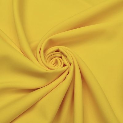 Tissu burlington infroissable Oeko-Tex - jaune